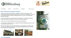 Desktop Screenshot of gasthaus-drachenburg.de